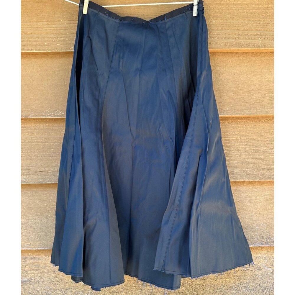 Elizabeth and James Ellen Custom Tech Twill Navy Blue Skirt Size 4